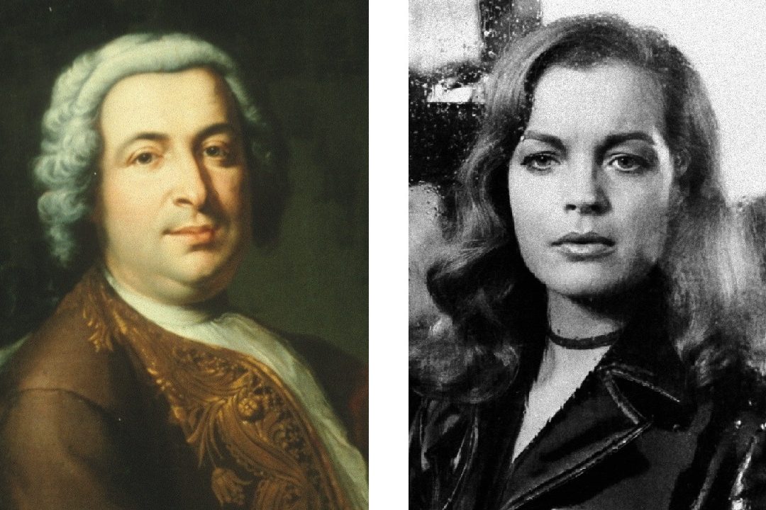 Leopoldo Retti und Romy Schneider